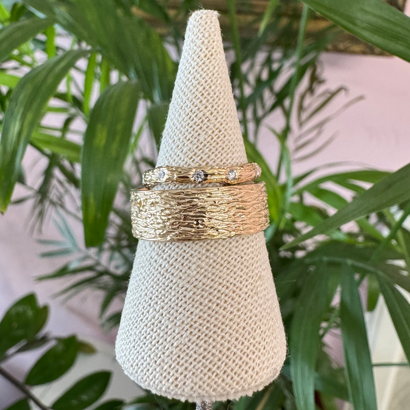Mix Branch Wedding Bands
